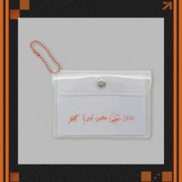 [HLE] 26 HLE Slogan Clear Card Holder Keychain