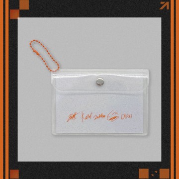 [HLE] 26 HLE Slogan Clear Card Holder Keychain