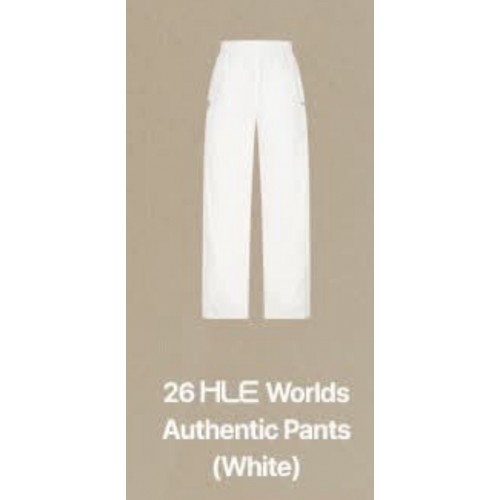 [HLE] 26 HLE Worlds Authentic Pants (White)