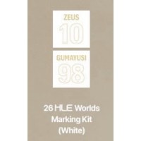 [HLE] 26 HLE Worlds Marking Kit (White)