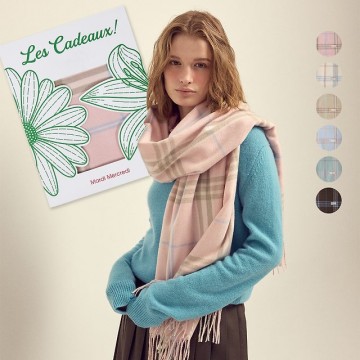 WOOL MUFFLER CHECK_6COLORS