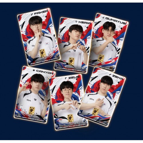 [TEAM KOREA] 韓國亞運冠軍24k 純金紀念卡