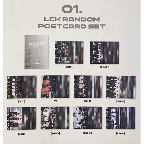 <線下> LCK相展 RANDOM POSTCARD SET (隨機) <線下> LCK相展 RANDOM POSTCARD SET (隨機)