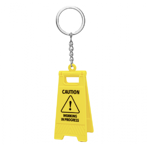 [NPS] 注意！工作中安全示牌鎖匙扣