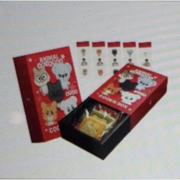 T1 Animal Friends Cookie Box (5pcs + 隨機貼紙 1 張) 到期日 2027.03.21