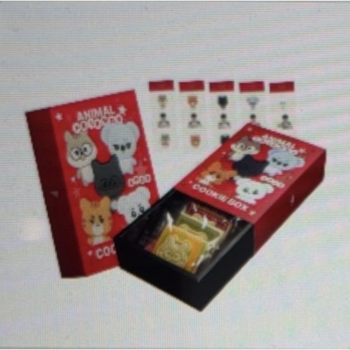 T1 Animal Friends Cookie Box (5pcs + 隨機貼紙 1 張) 到期日 2027.03.21