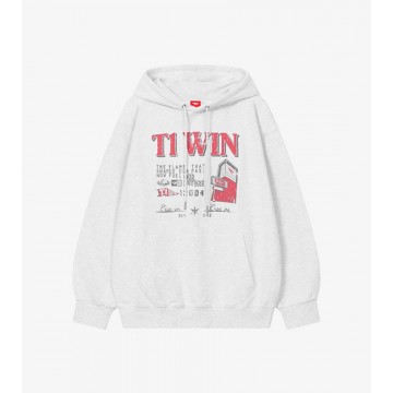 T1 WIN Hoodie - Grey