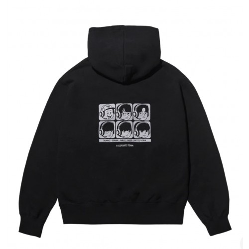 [Pre-Order] BDNS x T1 Player Zip-up Hoodie Black