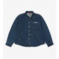 Faker Denim Shirt Jacket- Blue