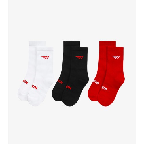 T1 Logo Socks Set