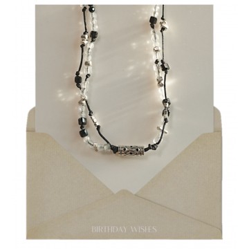 4月) 드림캐처, double line bracelet