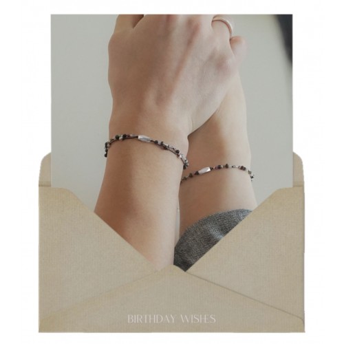 7月) 사랑을 말해요, couple line bracelets