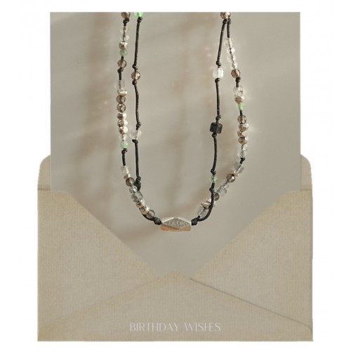 5月) 지금 행복, double line bracelet 5月) 지금 행복, double line bracelet