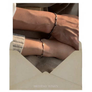11月) 긍정의 힘,couple line bracelets